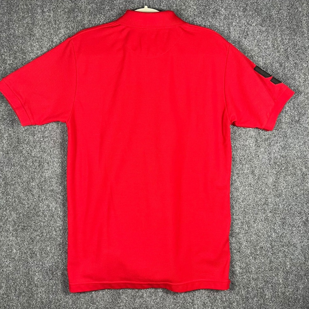 Jeans Zone Polo Shirt Mens L Red Expo 2020 Dubai UAE Embroidered Short Sleeve - Picture 3 of 7